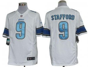 Jerseys Factory Cheap Nike Lions #9 Matthew Stafford White Men's