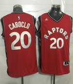Jerseys Factory Cheap Raptors #20 Bruno Caboclo Red Stitched NBA