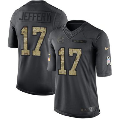 Jerseys Factory Cheap Nike Bears #17 Alshon Jeffery Black Men's
