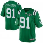 Jerseys Factory Cheap Nike Jets #91 Sheldon Richardson Green Men