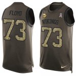 Jerseys Factory Cheap Nike Vikings #73 Sharrif Floyd Green Men's
