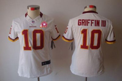 Jerseys Factory Cheap Nike Redskins #10 Robert Griffin III White