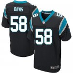 Jerseys Factory Cheap Nike Panthers #58 Thomas Davis Black Team