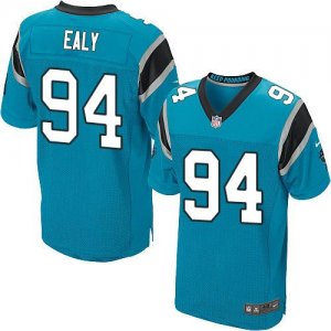 Jerseys Factory Cheap Nike Panthers #94 Kony Ealy Blue Alternate