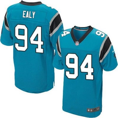 Jerseys Factory Cheap Nike Panthers #94 Kony Ealy Blue Alternate