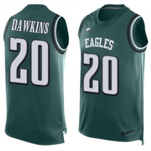 Jerseys Factory Cheap Nike Eagles #20 Brian Dawkins Midnight Gre