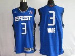 Jerseys Factory Cheap Heat #3 Dwyane Wade Stitched Blue 2010 All