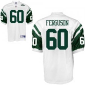 Jerseys Factory Cheap Jets #60 D'Brickashaw Ferguson White Stitc