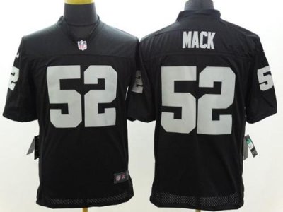 Jerseys Factory Cheap Nike Raiders #52 Khalil Mack Black Team Co