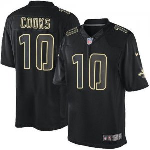 Jerseys Factory Cheap Nike Saints #10 Brandin Cooks Black Men's