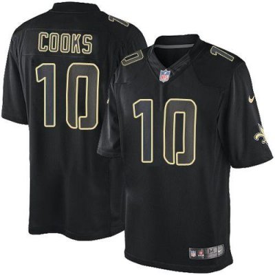 Jerseys Factory Cheap Nike Saints #10 Brandin Cooks Black Men's