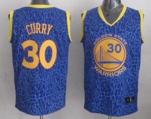 Jerseys Factory Cheap Warriors #30 Stephen Curry Blue Crazy Ligh
