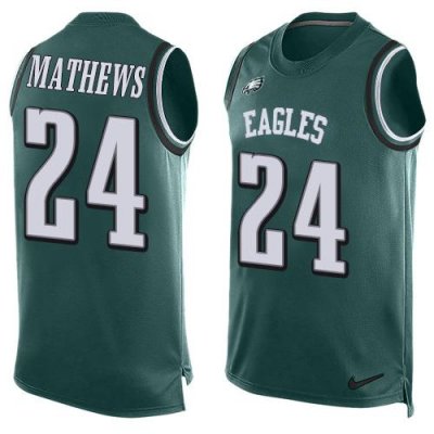 Jerseys Factory Cheap Nike Eagles #24 Ryan Mathews Midnight Gree