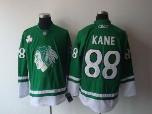 Jerseys Factory Cheap Blackhawks #88 Patrick Kane Green St. Patt