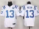 Jerseys Factory Cheap Nike Colts #13 T.Y. Hilton White With 30TH