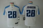 Jerseys Factory Cheap Nike Titans #28 Chris Johnson White Youth