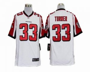 Jerseys Factory Cheap Nike Falcons #33 Michael Turner White Men'