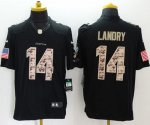 Jerseys Factory Cheap Nike Dolphins #14 Jarvis Landry Black Men'