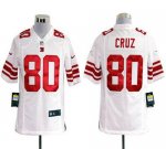 Jerseys Factory Cheap Nike Giants #80 Victor Cruz White Men's Em
