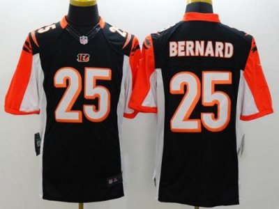 Jerseys Factory Cheap Nike Bengals #25 Giovani Bernard Black Tea