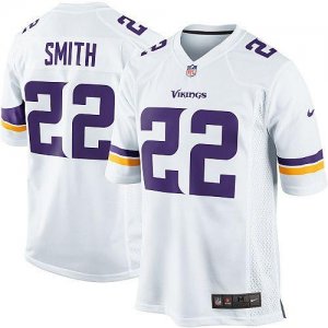 Jerseys Factory Cheap Nike Vikings #22 Harrison Smith White Men'