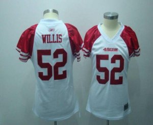 Jerseys Factory Cheap 49ers #52 Patrick Willis White Women's Fie