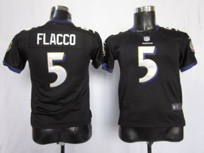 Jerseys Factory Cheap Nike Ravens #5 Joe Flacco Black Alternate