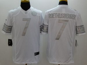 Jerseys Factory Cheap Nike Steelers #7 Ben Roethlisberger White