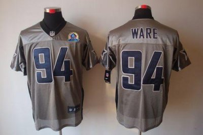Jerseys Factory Cheap Nike Cowboys #94 DeMarcus Ware Grey Shadow