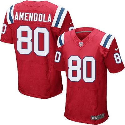 Jerseys Factory Cheap Nike Patriots #80 Danny Amendola Red Alter