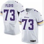 Jerseys Factory Cheap Nike Vikings #73 Sharrif Floyd White Men's