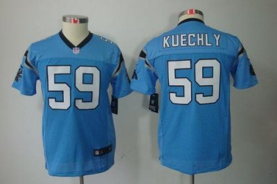 Jerseys Factory Cheap Nike Panthers #59 Luke Kuechly Blue Altern