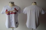 Jerseys Factory Cheap Cardinals Blank White Women's Fashion Embr