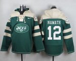 Jerseys Factory Cheap Nike Jets #12 Joe Namath Green Player Pull