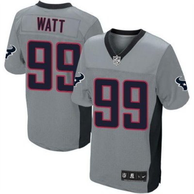 Jerseys Factory Cheap Nike Texans #99 J.J. Watt Grey Shadow Yout