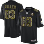 Jerseys Factory Cheap Nike Steelers #83 Heath Miller Black With