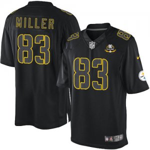 Jerseys Factory Cheap Nike Steelers #83 Heath Miller Black With