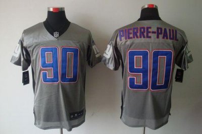 Jerseys Factory Cheap Nike Giants #90 Jason Pierre-Paul Grey Sha