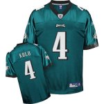 Jerseys Factory Cheap Eagles #4 Kevin Kolb Green Embroidered You