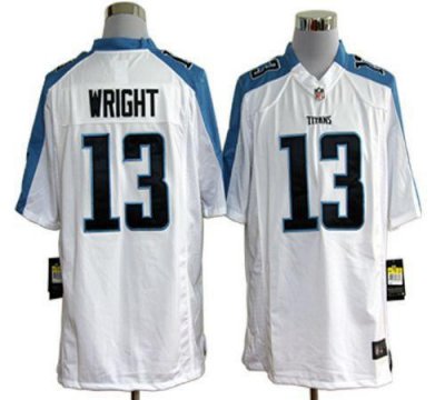 Jerseys Factory Cheap Nike Titans #13 Kendall Wright White Youth
