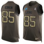 Jerseys Factory Cheap Nike Lions #85 Eric Ebron Green Men's Stit