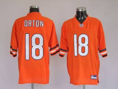 Jerseys Factory Cheap Bears #18 Kyle Orton Orange Stitched NFL J