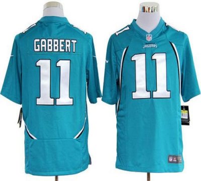 Jerseys Factory Cheap Nike Jaguars #11 Blaine Gabbert Teal Green