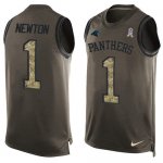 Jerseys Factory Cheap Nike Panthers #1 Cam Newton Green Men's St