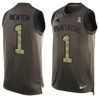 Jerseys Factory Cheap Nike Panthers #1 Cam Newton Green Men's St