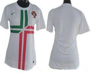 Jerseys Factory Cheap Portugal Blank White Away Women Soccer Cou
