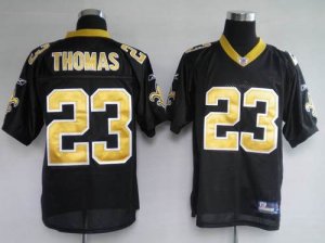 Jerseys Factory Cheap Saints #23 Pierre Thomas Black Stitched NF