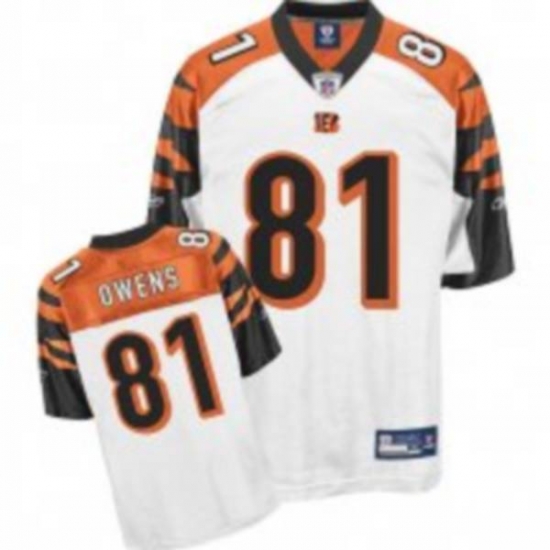 Jerseys Factory Cheap Bengals #81 Terrell Owens White Stitched N - Click Image to Close