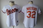 Jerseys Factory Cheap Orioles #32 Matt Wieters White Women's Fas