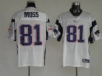 Jerseys Factory Cheap Patriots #81 Randy Moss White Stitched NFL